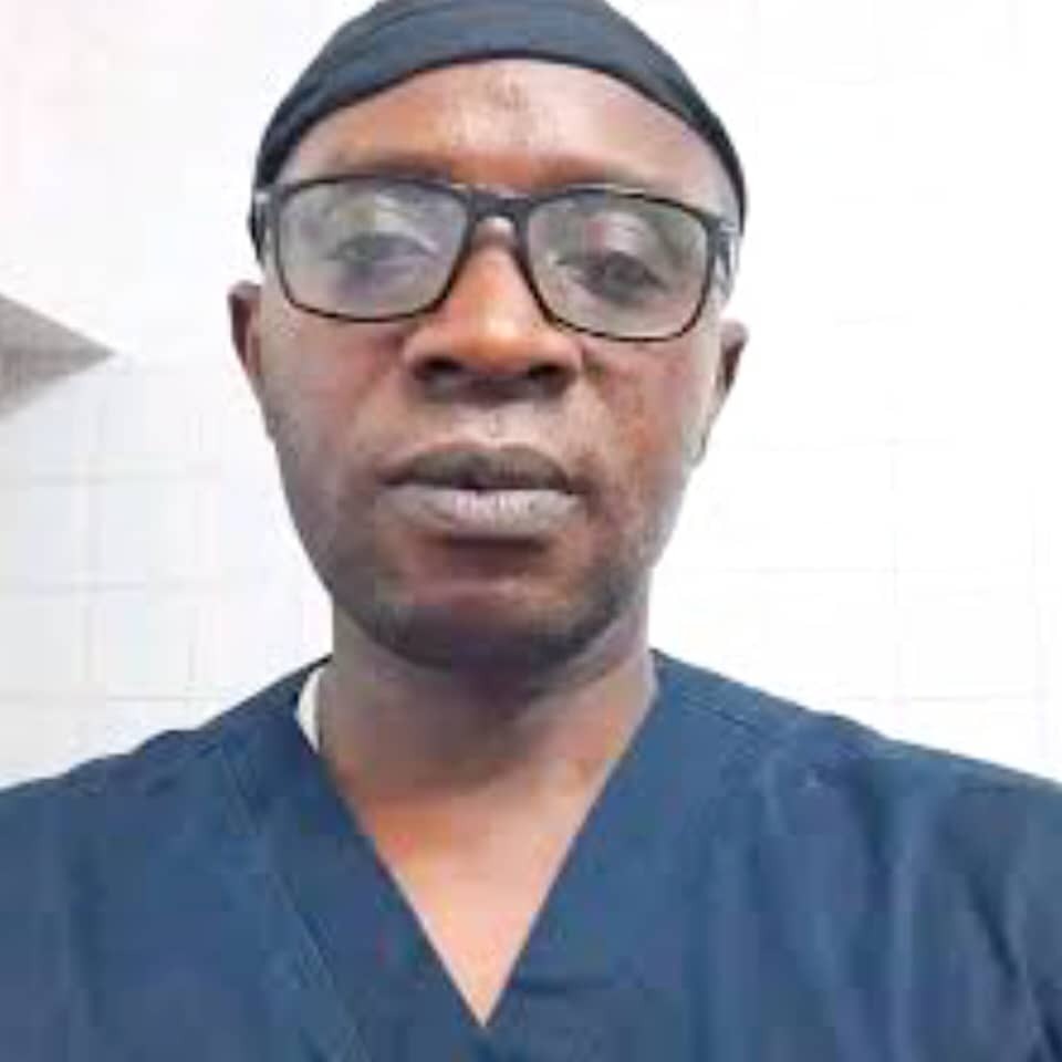 Professor Danjuma Sale in clinical setting